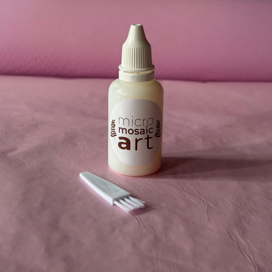 Versiegelung mit Bürstchen