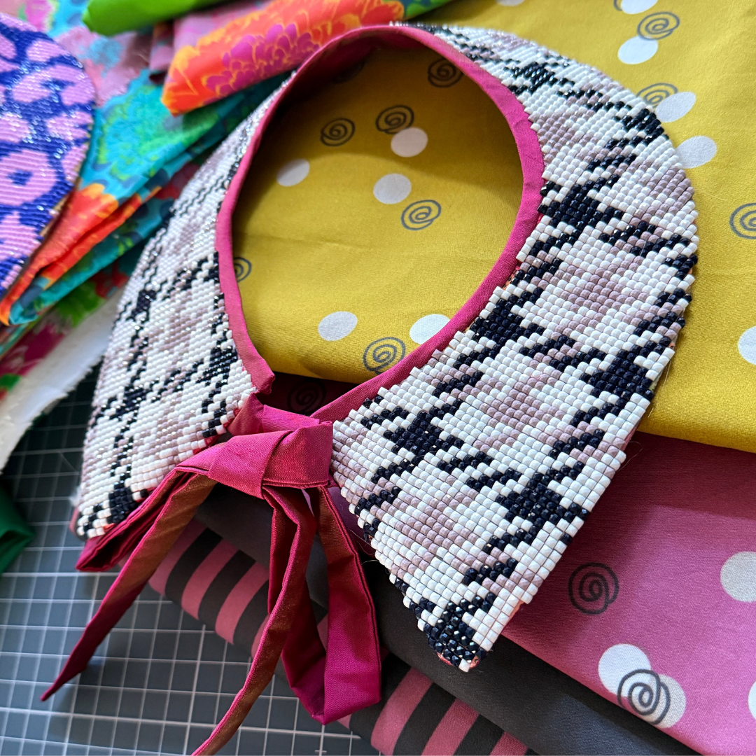 Leo-Muster rot/pink, designed von Anke Gerdes-Swafing