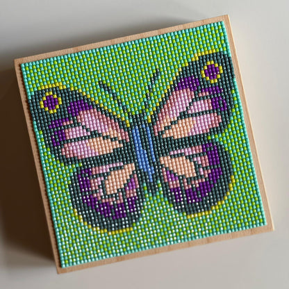 MINI ART EDITION | Magic Butterfly - grau türkis