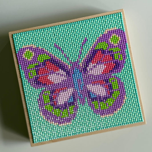 MINI ART EDITION | Magic Butterfly - purpur türkis