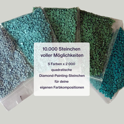 STEINCHEN-SET | ANTIQUE BLUE GREEN