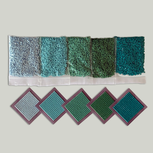 STEINCHEN-SET | ANTIQUE BLUE GREEN