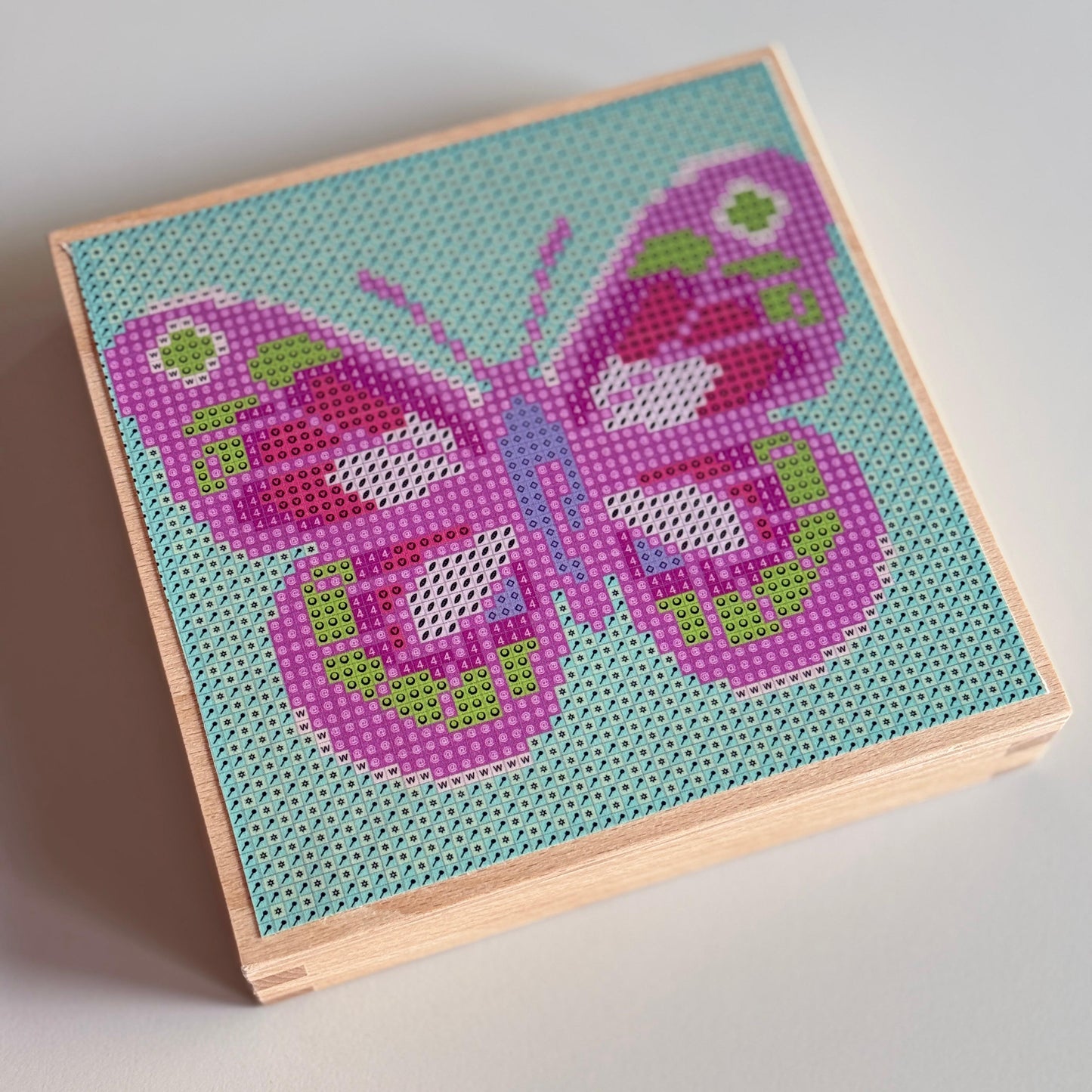 MINI ART EDITION | Magic Butterfly - purpur türkis