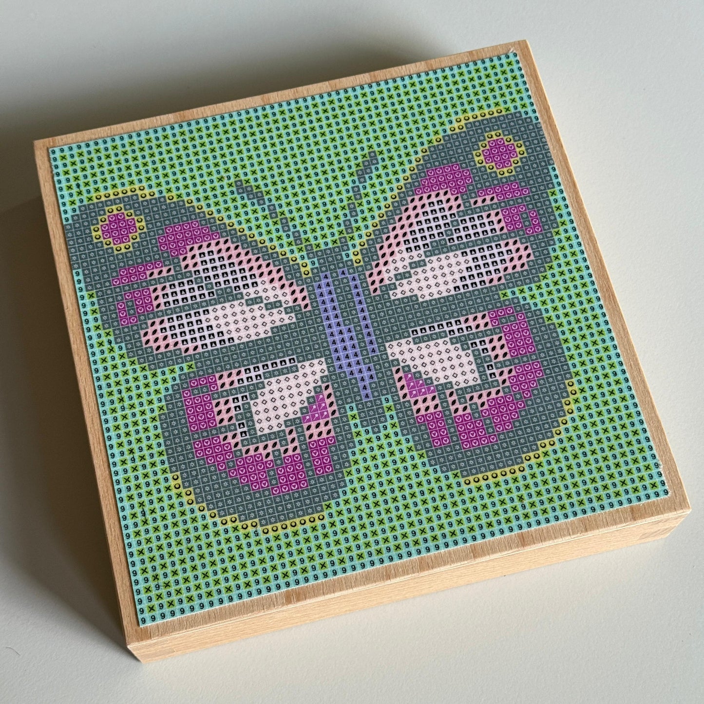 MINI ART EDITION | Magic Butterfly - grau türkis