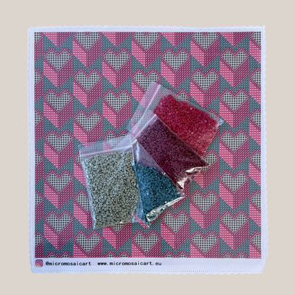 DIRTYBAG – Hearts | DIY-Taschen-Set