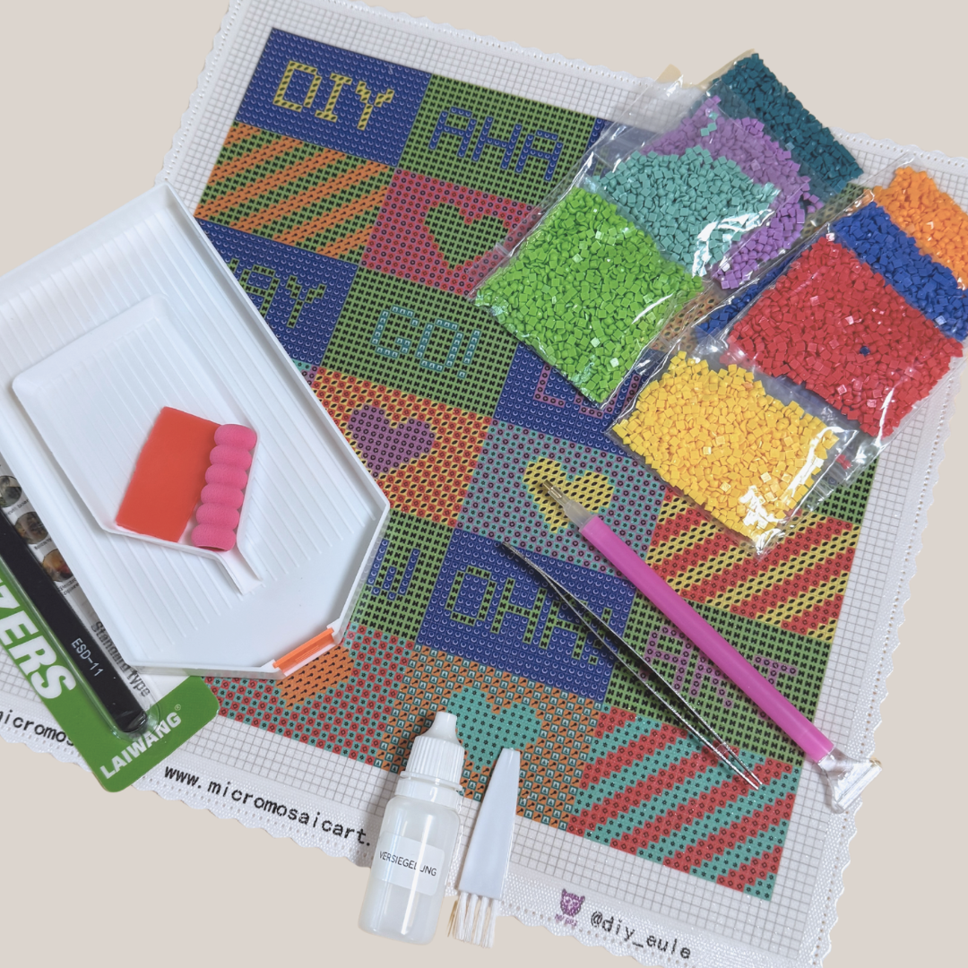 DIY Eule Label-Set mit Mütze