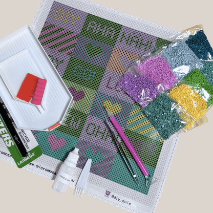 DIY Eule Label-Set mit Mütze