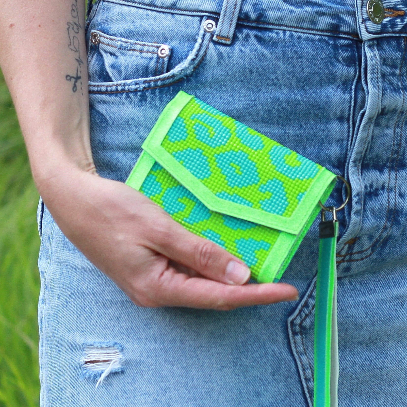 E-Book DiamondSnap Portemonnaie von Matroschka Handmade – DIY-Nähanleitung mit Kartenfächern, Münzfach und Micromosaic-Außenseite mit Leodesign von cherrypickung.