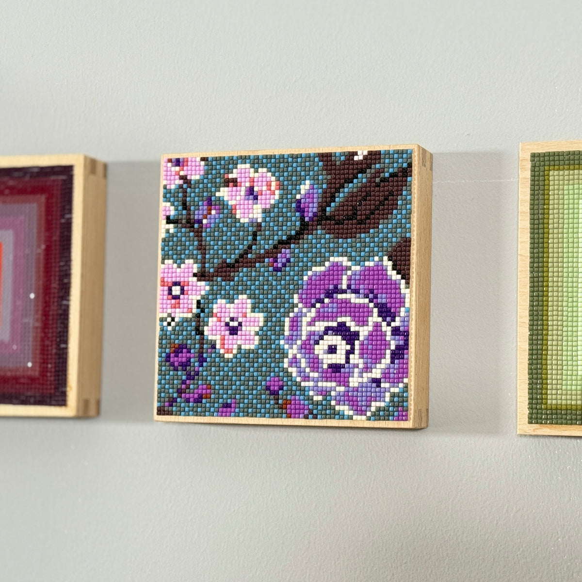 Panel als Wandbild auf einem Holzkörper