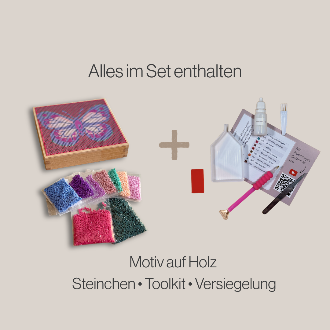 MINI ART EDITION | Magic Butterfly - lavendel rot