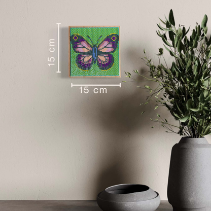 MINI ART EDITION | Magic Butterfly - grau türkis