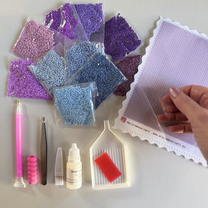 Mini-Starter-Set mit Farbklang Lavendelfeld