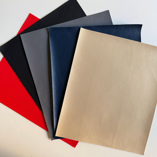 KUNSTLEDER 30 × 25 cm | 6 Farben