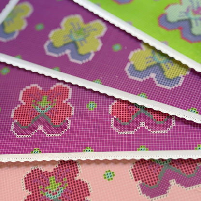DIY DESIGN PANELS | Dancing Pansies