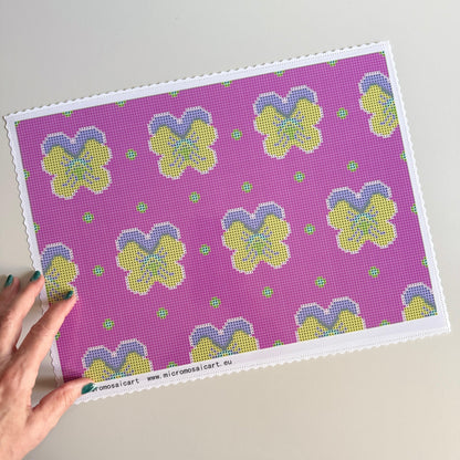 DIY DESIGN PANELS | Dancing Pansies