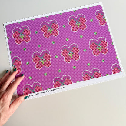 DIY DESIGN PANELS | Dancing Pansies
