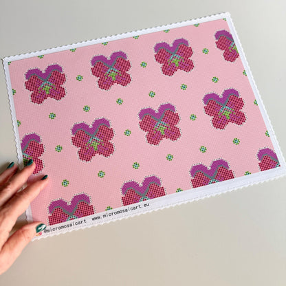DIY DESIGN PANELS | Dancing Pansies