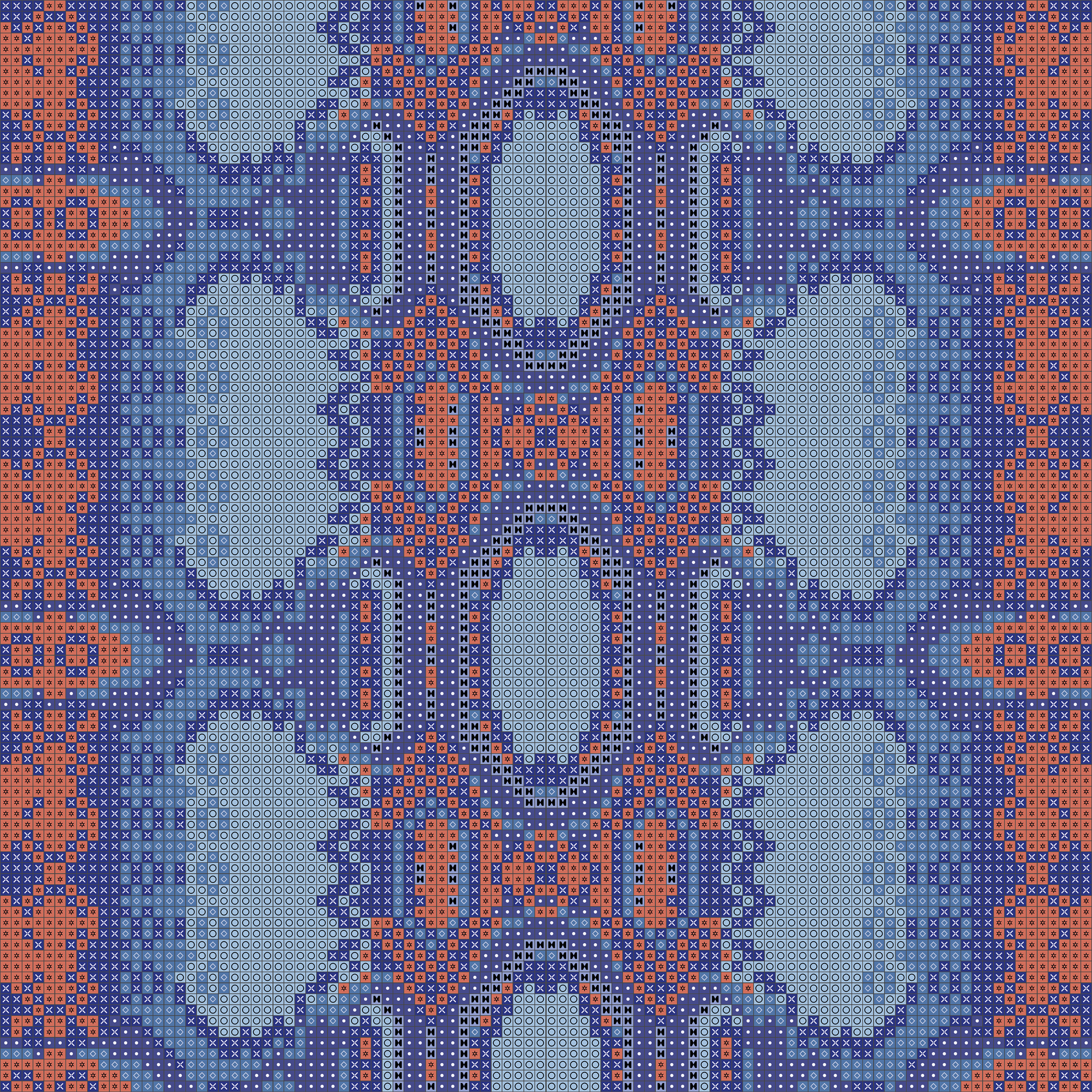 Micromosaic Panel Glamour Snake in Pastel Blue mit funkelnden Acryl- und Crystal-Steinchen.