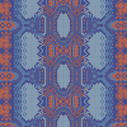 Micromosaic Panel Glamour Snake in Pastel Blue mit funkelnden Acryl- und Crystal-Steinchen.