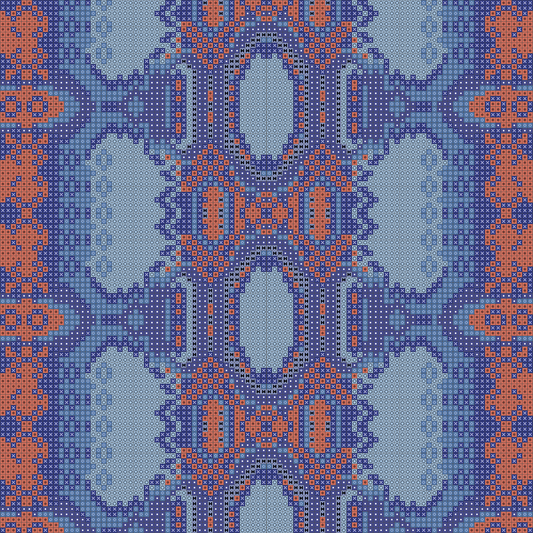 Micromosaic Panel Glamour Snake in Pastel Blue mit funkelnden Acryl- und Crystal-Steinchen.