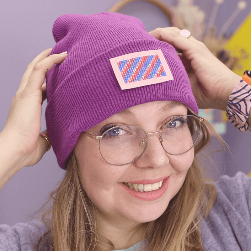 DIY Eule Label-Set mit Mütze